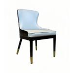 Indoor Modern Ash Wood Chair Without Armrest for Customized Hotel Furniture