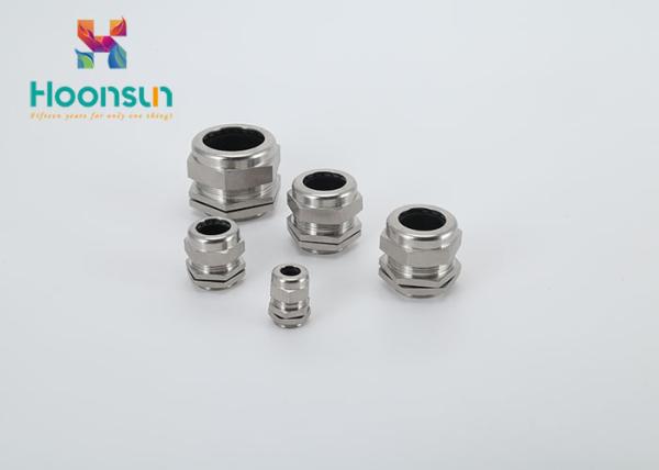 Buy cheap M8 - M120 Metal Cable Gland Resist Salt Nickel Plated Brass With Rubber Seal from wholesalers