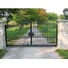 Buy cheap Rot Proof Morden Iron Gate Galvanized Powder Coated Surface Treatment from wholesalers