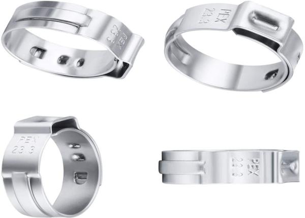 Buy cheap Band Thickness 6-10mm Petrol Pipe Clamps , Tumbled / Polished Stepless Ear Clamp from wholesalers