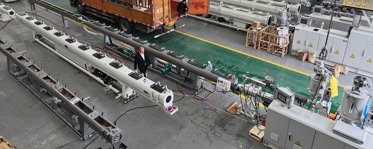 Sino-holyson HSE-60/38 20-110mm HDPE Pipe Production Line Machine / HDPE Plastic Pipe Extrusion Machine For Water Supply