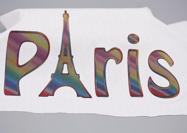 Buy cheap Colourful Lettering Film Heat Transfer Clothing Labels Customised from wholesalers