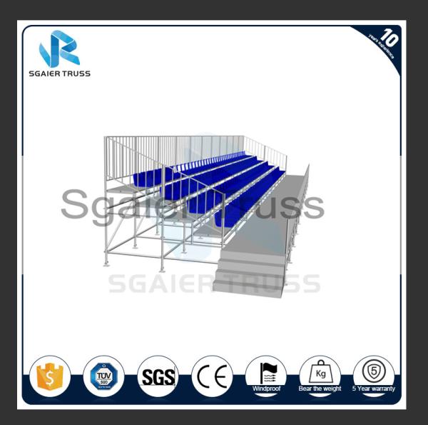 Buy cheap High Strength Steel Grandstand Scaffolding Structure Portable Steel Tribune from wholesalers