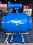 DN1200 Full Bore Ball Valve , Fully Welded Trunnion Ball Valve For Gas