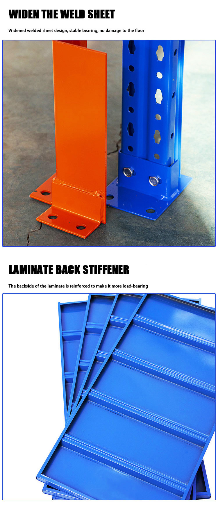 Heavy Duty Industrial Warehouse Metal Rack With Adjustable Shelves