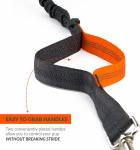 4 Feet Long Bungee Dog Lead With Reflective Stitching