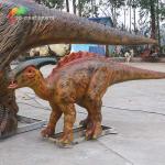 Theme Park Life Size Animatronic Dinosaur Parasaurolophus Realistic Dinosaur