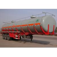 Buy cheap 30000 Liters Tank Truck Trailer , Semi Tanker Trailer For Gasoline Transport product