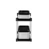 Buy cheap Keep Your Kitchen Countertop Clutter-Free With 2 Tiers Stainless Steel Kitchen Rack 1kg 395*230*389mm from wholesalers