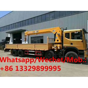 Buy cheap HOT SALE! Heavy duty dongfeng T5 8*4 LHD yuchai diesel engine 12tons-20tons telescopic crane boom mounted on cargo truck from wholesalers