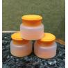 Buy cheap 30g Cream PP Frosted Jar Orange Eco Friendly Plastic Cosmetic Jars from wholesalers