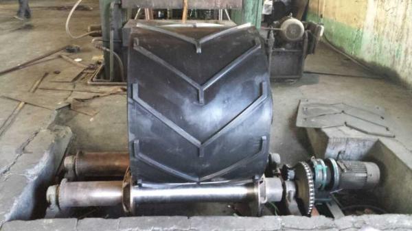 Buy cheap Black Industrial Rubber Conveyor Belt Flat Pattern Surface Wear Resistant from wholesalers
