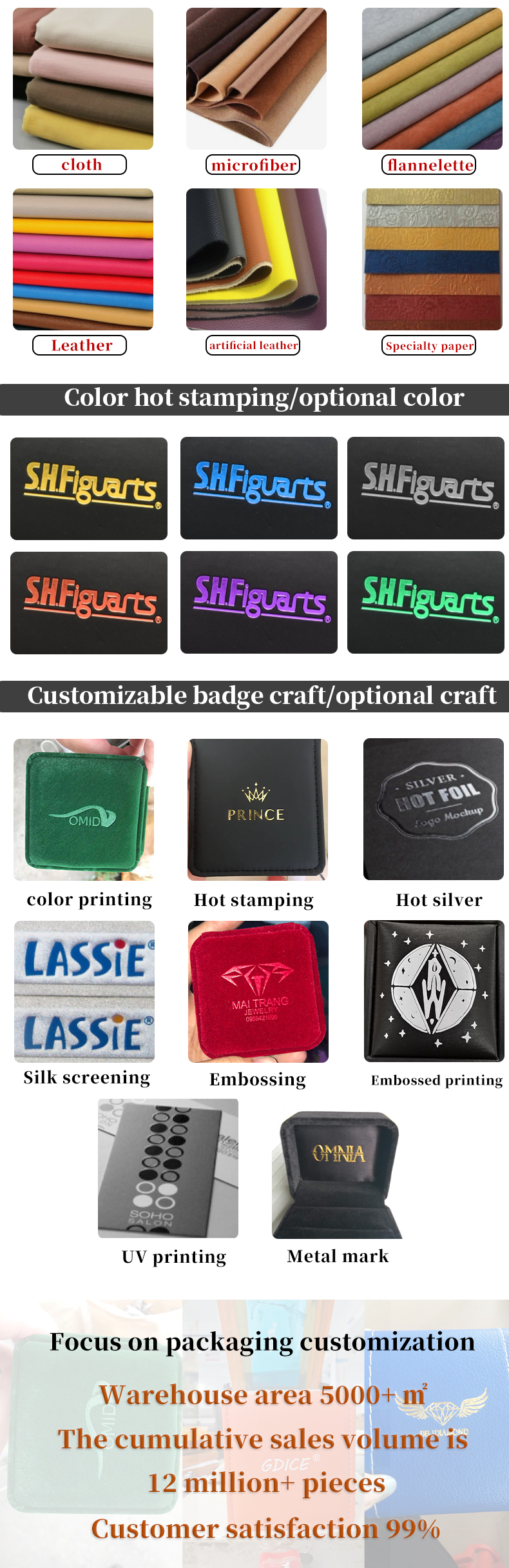 Single Slot Twill Grain Paper Watch Box Packaging with Detachable Pillow