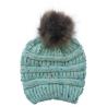 Buy cheap Warm Winter Custom Logo Hats Cashmere Bobble Hat Womens from wholesalers