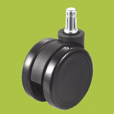 Buy cheap black ring stem pressure brake office furniture casters PA PVC bear 35kg from wholesalers