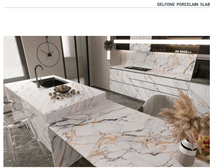 Blue Colour Marble Polished Granite Floor Tiles Slab Stone Countertops 1200x2700x6mm