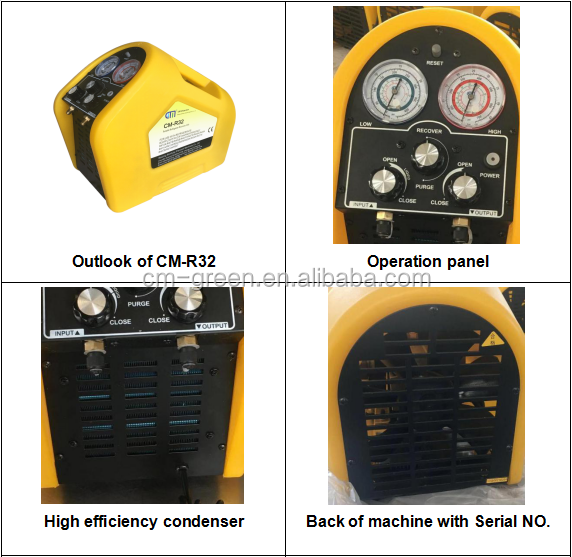 4HP Oil Free Refrigerant Charging Machine For Manufacturing Plant