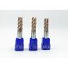 Buy cheap Solid Carbide Flat End Mill High Hardness With 35 Degree Helix Angle from wholesalers