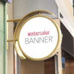 Customize Round Hanging Lightbox Sign Outdoor 3D Acrylic Light Box Signage
