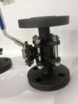 3PC Flanged Ball Valve , ASTM A216 WCB 2 Inch Carbon Steel Ball Valves pneumatic