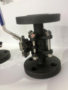 Buy cheap 3PC Flanged Ball Valve , ASTM A216 WCB 2 Inch Carbon Steel Ball Valves pneumatic/with iso5211 from wholesalers