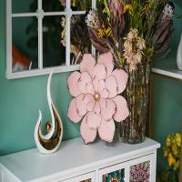 Buy cheap Creative Modern Wall Hanging Ornaments Decor Metal Flower Wall Hanging product