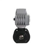Normal Temperature SS Ball Valve Flange Connection Electric Short Ball Valve