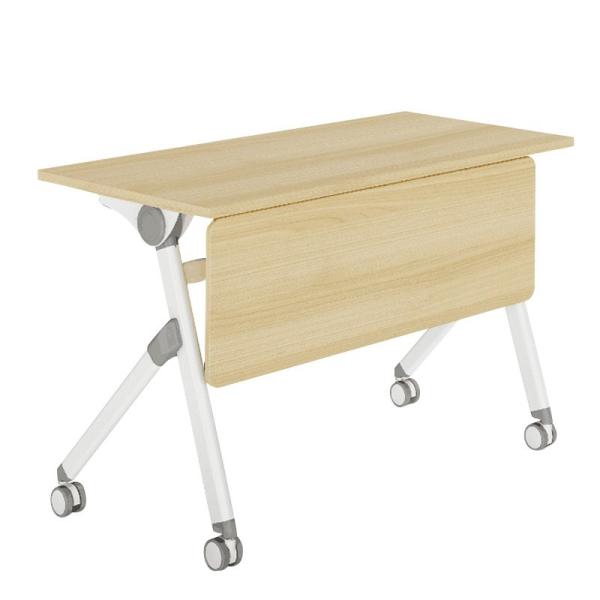 Buy cheap Commercial Office Furniture Wooden Desktop Multi Person Conference Table with Metal Legs from wholesalers
