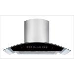 Buy cheap 35 Inch Electric Glass ventless Range Hood Arc Shaped from wholesalers