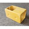 Buy cheap Yellow Hollow Fiberglass Tube 90 Degree Elbow Pipe Tube FRP Fittings for Construction from wholesalers