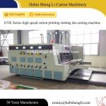 Flexo Graphic Carton Die Cut Printing Machine , High Speed Flexo Die Cutter
