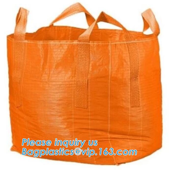 100% New Virgin Polypropylene PP Woven Big Bulk Bag Jumbo Bag FIBC For Packing Sand 1 Ton 1.5 Ton 2 Ton Made In package