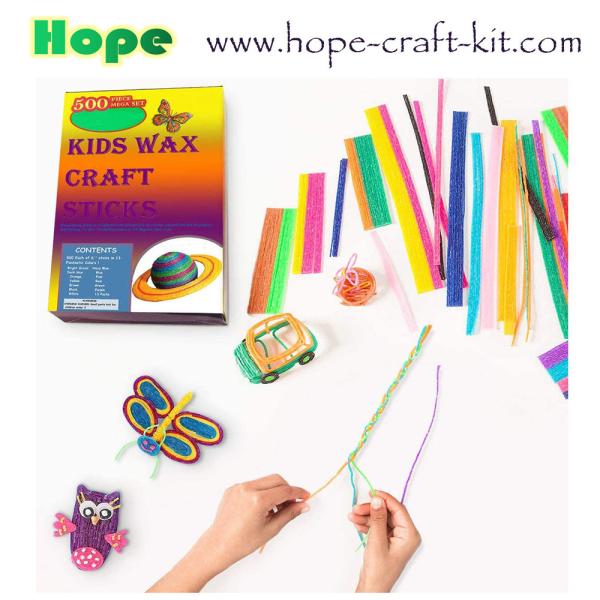 Buy cheap Magic Wax Sticks Wax Wire Wikki Stix Doodle Sticks for Children Kids DIY Hand-Craft Material STEM Innovation OEM from wholesalers