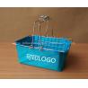 Buy cheap 135mm Height 285mm Modern Farmhouse Décor 's Market-Style Wire Basket for Bathroom,kicthen with handles，cloth bag from wholesalers
