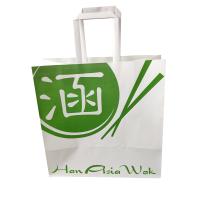 Buy cheap 100% Recyclable 12 Colors 15*8*21cm Soy Ink Kraft Paper Bag product