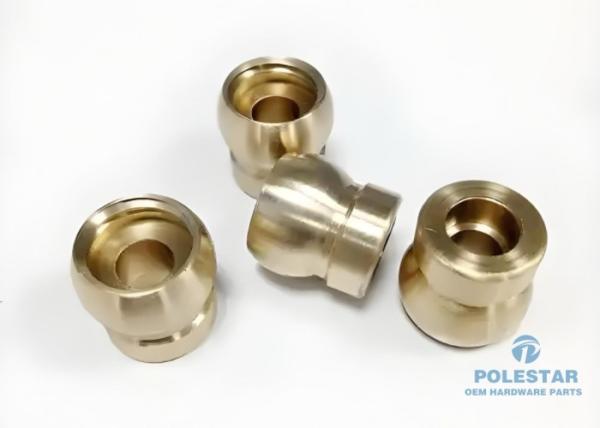 Buy cheap Stable Gold Plated Brass CNC Machining For Electronics Customized from wholesalers
