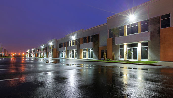 Commercial Aluminum Outside Flood Lamps , Led Exterior Floodlight 3000K - 6000K