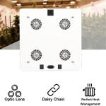 Artificial 400 Watt Led Grow Light , Double Switches Hanging Plant Grow Light