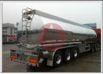 ADR Standard Fuel Tank Trailer Polished 4" Seamless Steel Tube Air Bag
