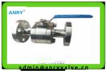 Flanged RF Forged Steel Ball Valve F304 F316 800lbs 1500lbs 3 Pieces