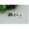 Buy cheap Customized 3 size of 10 mm/15 mm/20 mm zinc alloy light gold metal bag arch bridge made in China from wholesalers