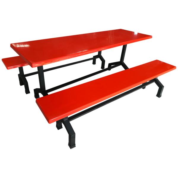 Buy cheap 1800 X 60 X 750mm 8 Seater Split Restaurant Cafeteria Dining Table from wholesalers