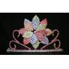 Buy cheap Spring 3D flowers for Easter pageant crowns custom flowers crowns lovely girls pageant crowns and tiaras pai crown from wholesalers