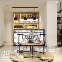 Buy cheap Wooden display counter and showcase and cabinet for shoes and bags product