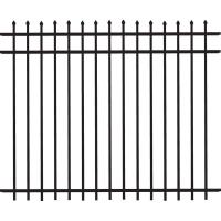 Buy cheap PVC Coated Modern Wrought Iron Fence 2000-3000mm Garden Decoration Residential product