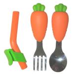 6 Pcs Sets Silicone Baby Feeding Plates Nontoxic Dishes With Cup Bib Plate Bowl