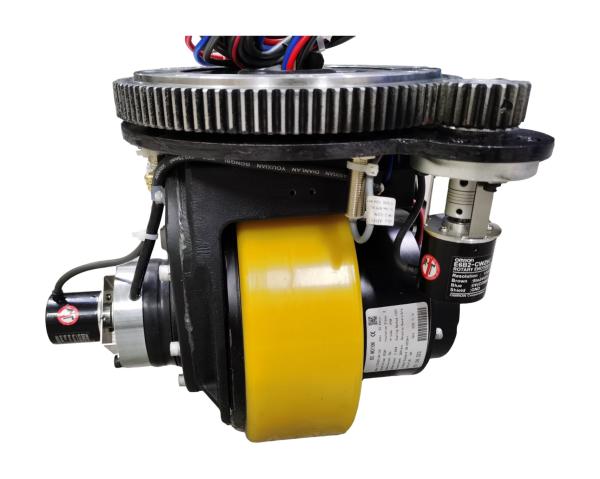 Buy cheap Forklift Drive Part AGV Drive Wheel Brushed 48V DC Motor For Robot Wheels from wholesalers