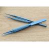 Buy cheap Precision titanium alloy blue colour fly line fingerprint tweezers for phone cooper wire repair from wholesalers