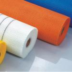 Different colors acrylic acid coated fiberglass mesh used for construction