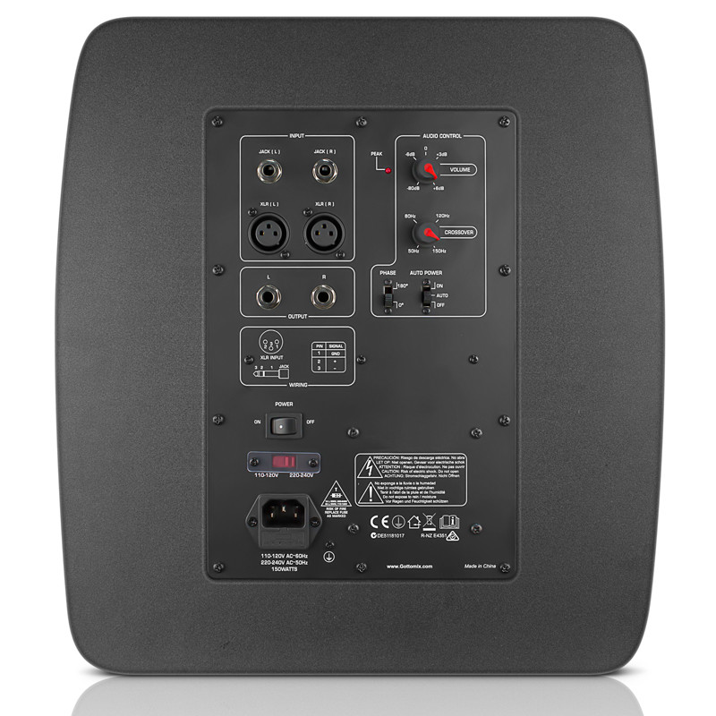 10 Inch Powered Active Subwoofer Speaker Super Bass Speakers For Home Theater System